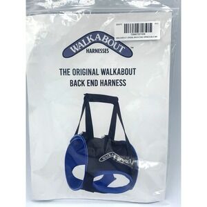 WALKABOUT Back End Sling Lift Harness, Small Dog Breeds, Black NEW